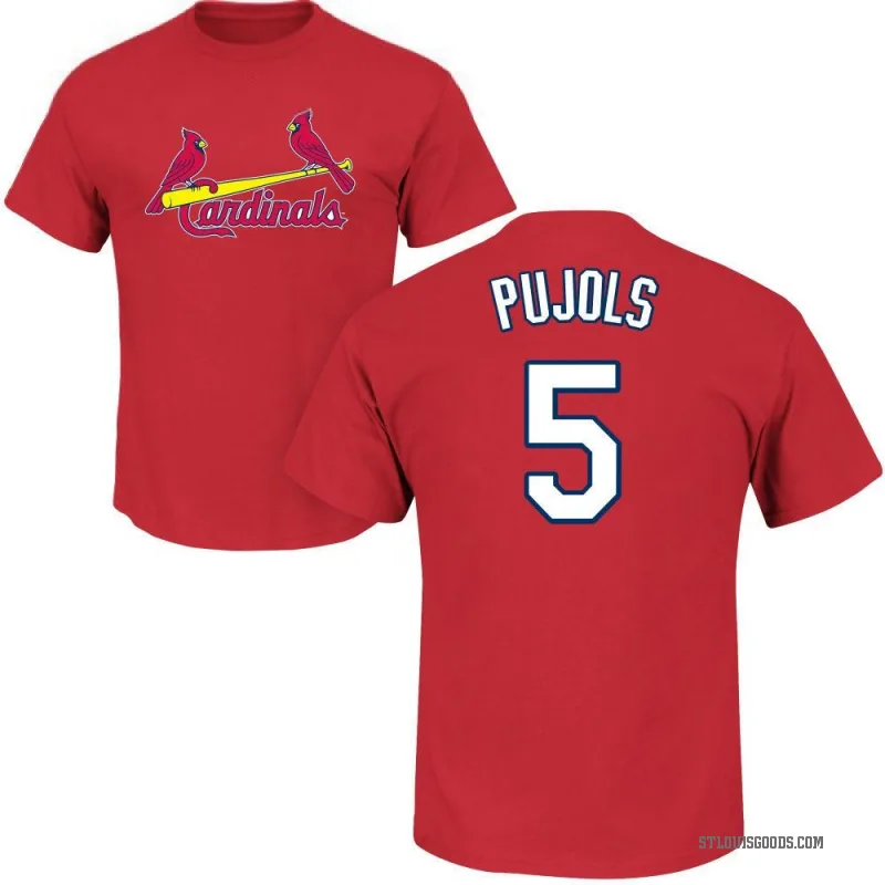 Albert Pujols Youth Red St. Louis Cardinals Roster T-Shirt -