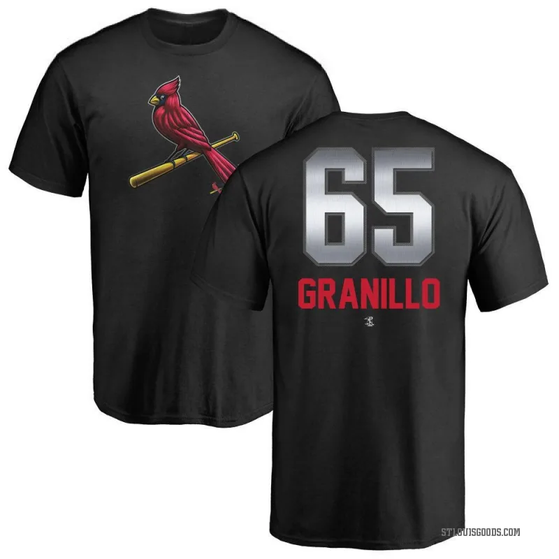 Andre Granillo Men's Black St. Louis Cardinals Midnight Mascot T-Shirt -