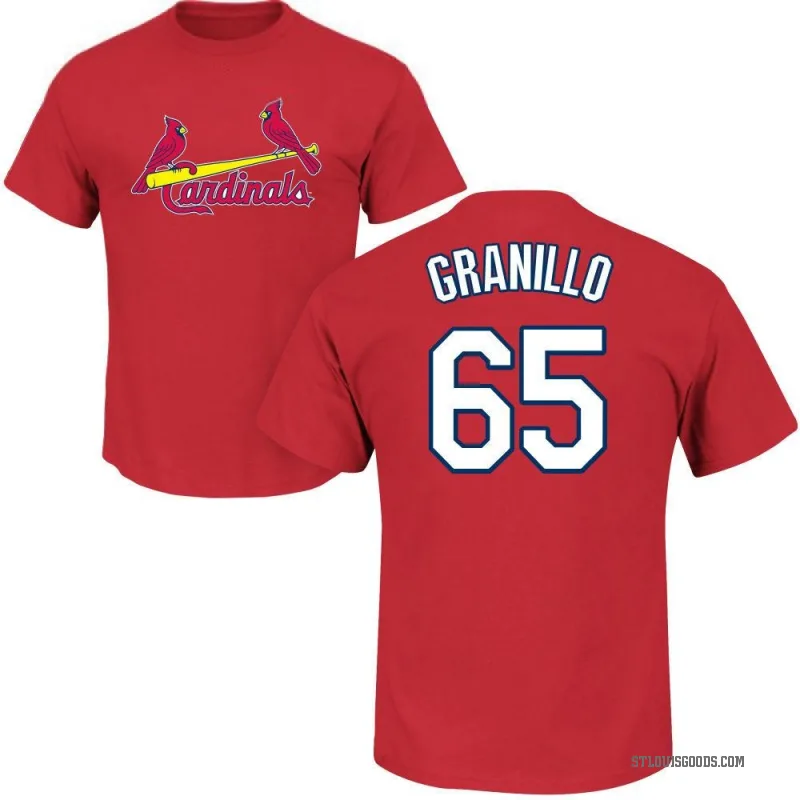 Andre Granillo Men's Red St. Louis Cardinals Roster T-Shirt -