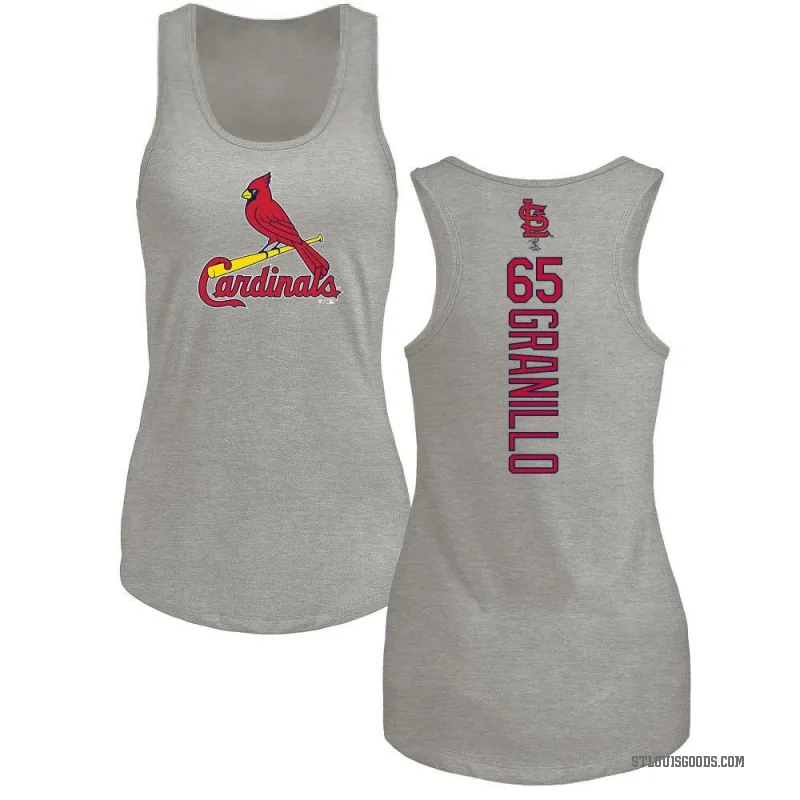 Andre Granillo Women's Ash St. Louis Cardinals Backer Tank Top -