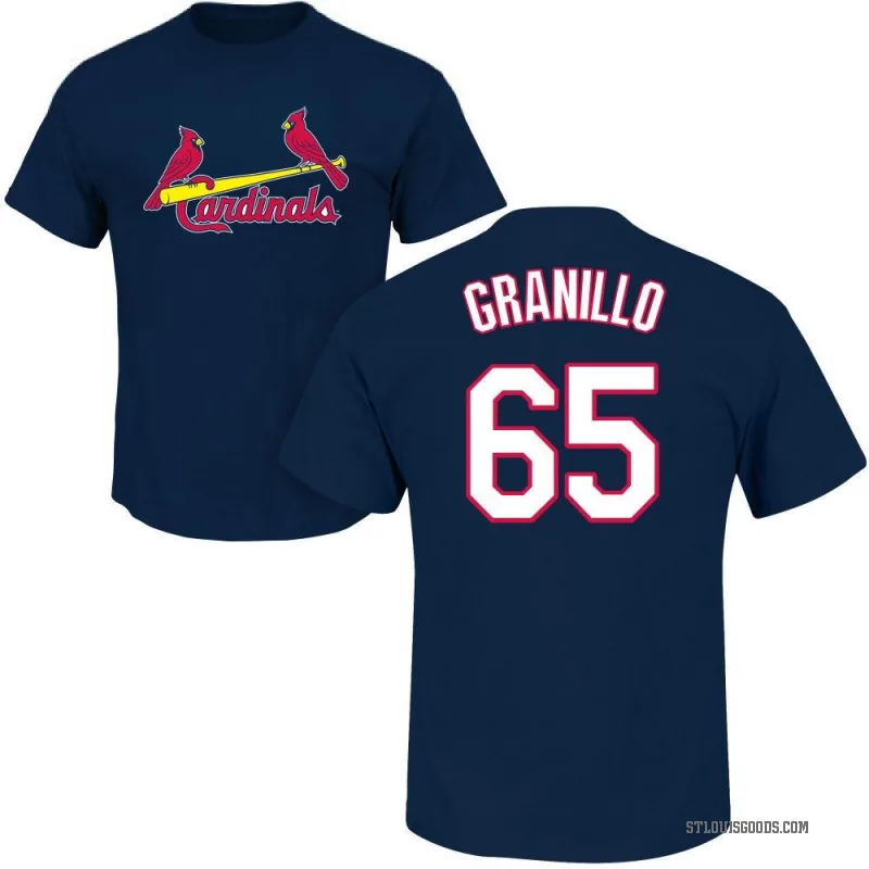 Andre Granillo Youth Navy St. Louis Cardinals Roster T-Shirt -