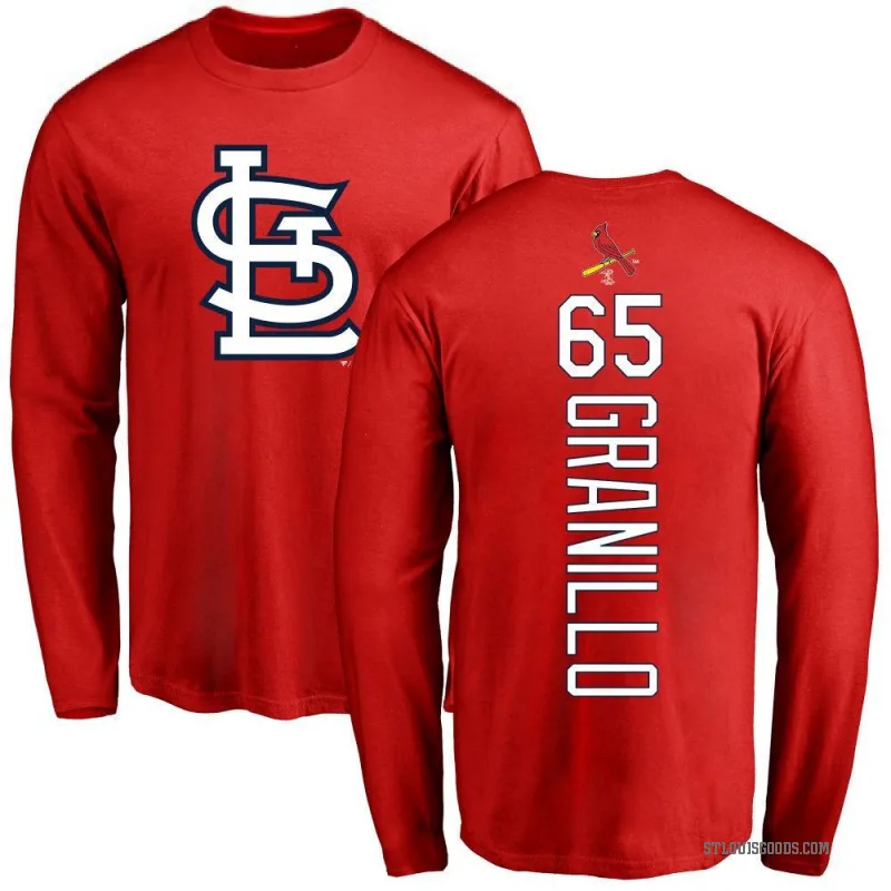Andre Granillo Youth Red St. Louis Cardinals Backer Long Sleeve T-Shirt -