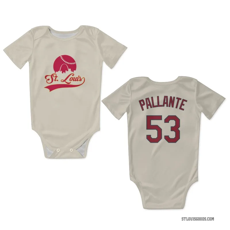 Andre Pallante  Cream St. Louis Cardinals  Newborn & Infant Bodysuit