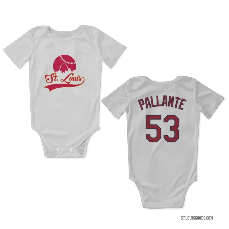 Andre Pallante  White St. Louis Cardinals  Newborn & Infant Bodysuit
