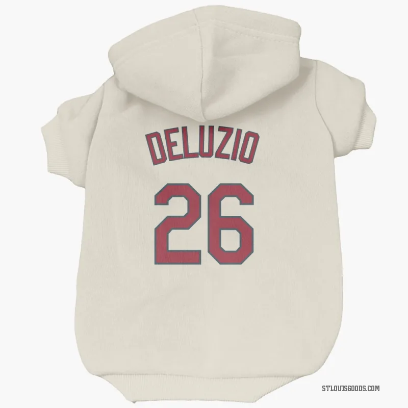 Ben DeLuzio  Cream St. Louis Cardinals  Cat & Dog Pet Hoodie