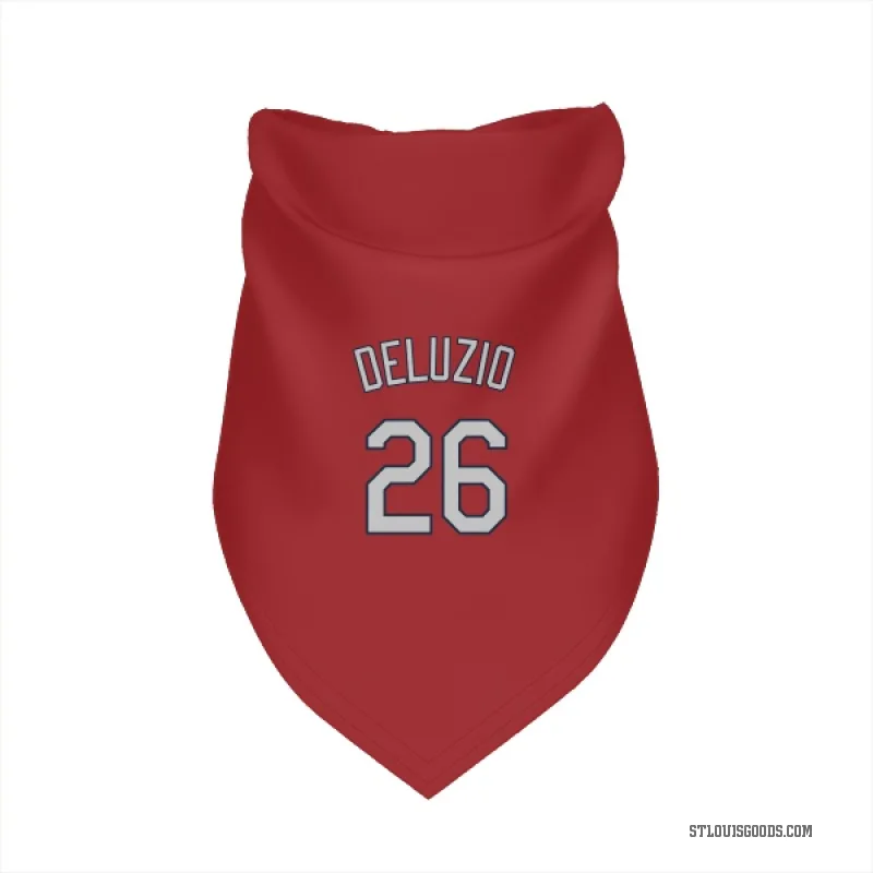 Ben DeLuzio  Red St. Louis Cardinals  Cat & Dog Pet Bandana