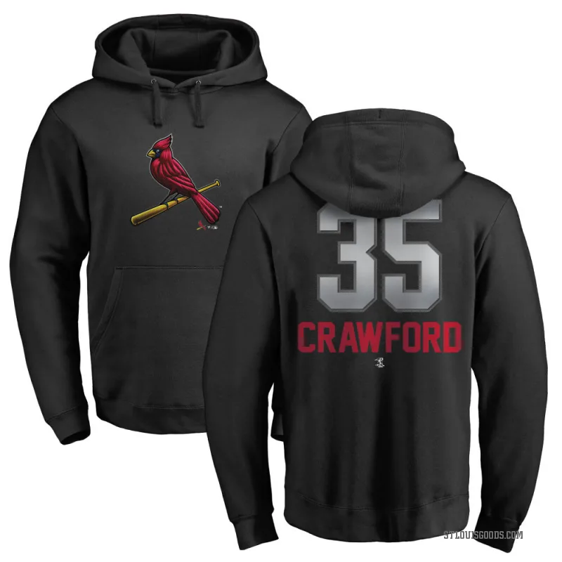 Brandon Crawford Youth Black St. Louis Cardinals Branded Midnight Mascot Pullover Hoodie -
