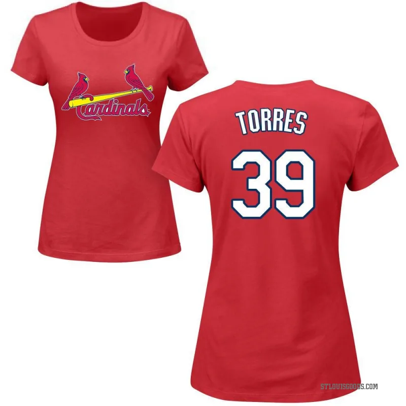 Bryan Torres Women's Red St. Louis Cardinals Roster T-Shirt -