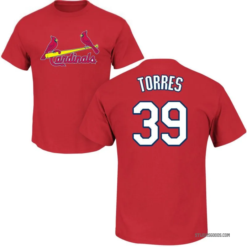 Bryan Torres Youth Red St. Louis Cardinals Roster T-Shirt -