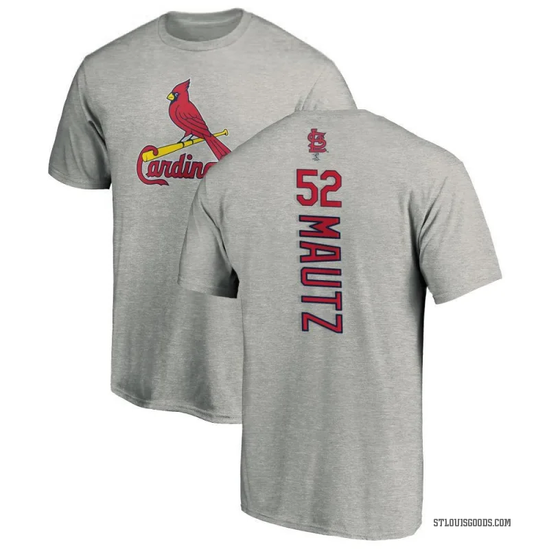 Brycen Mautz Youth Ash St. Louis Cardinals Backer T-Shirt -