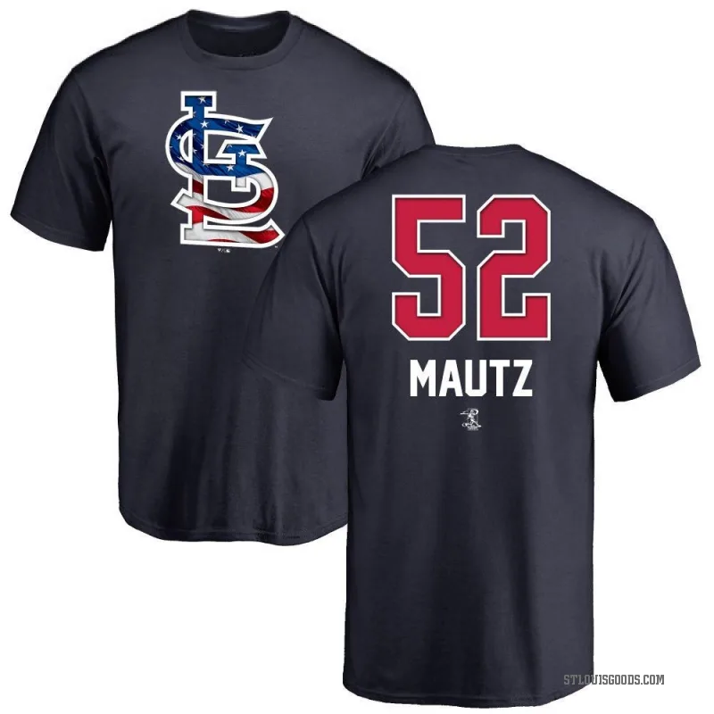 Brycen Mautz Youth Navy St. Louis Cardinals Name and Number Banner Wave T-Shirt -