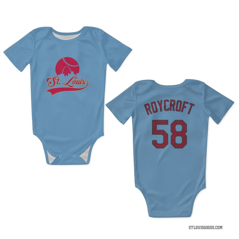 Chris Roycroft  Light Blue St. Louis Cardinals  Newborn & Infant Bodysuit