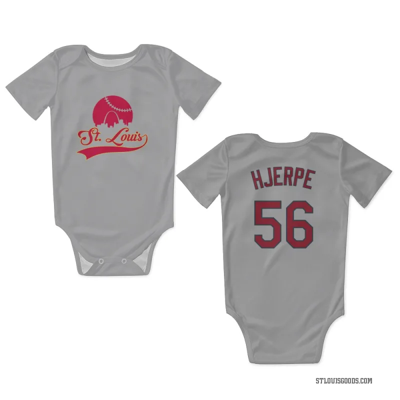 Cooper Hjerpe  Gray St. Louis Cardinals  Newborn & Infant Bodysuit