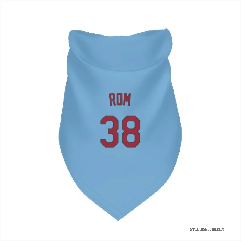 Drew Rom  Light Blue St. Louis Cardinals  Cat & Dog Pet Bandana