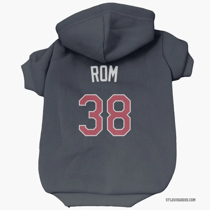 Drew Rom  Navy St. Louis Cardinals  Cat & Dog Pet Hoodie