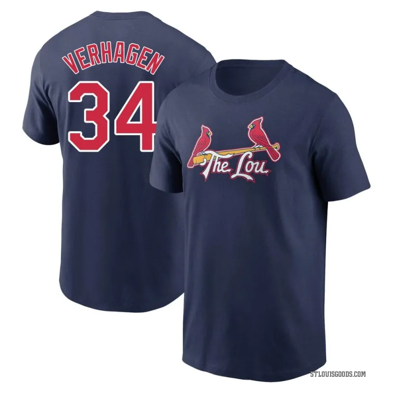 Drew VerHagen Youth Navy St. Louis Cardinals 2024 City Connect T-Shirt