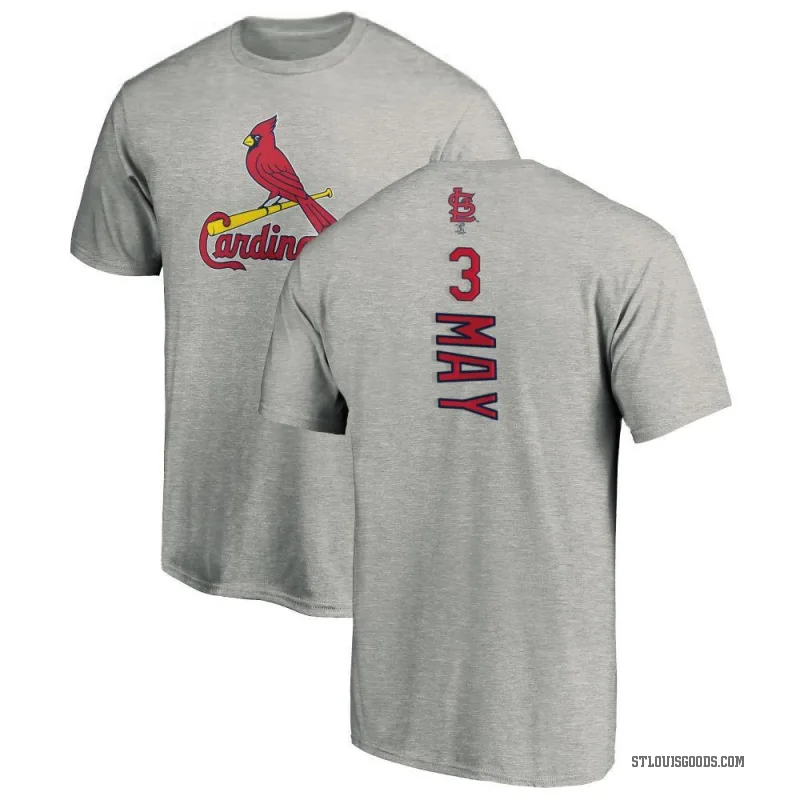 Dustin May Men's Ash St. Louis Cardinals Backer T-Shirt -