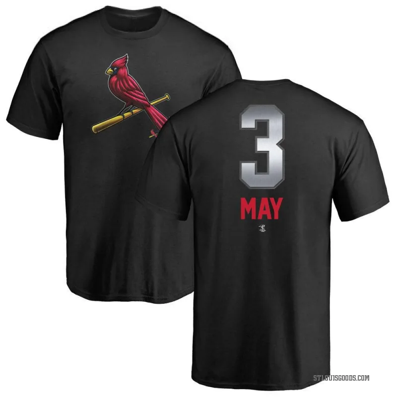 Dustin May Men's Black St. Louis Cardinals Midnight Mascot T-Shirt -