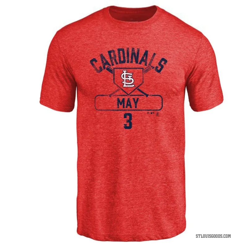 Dustin May Men's Red St. Louis Cardinals Base Runner T-Shirt -