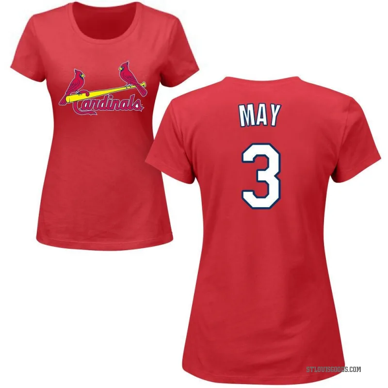 Dustin May Women's Red St. Louis Cardinals Roster T-Shirt -