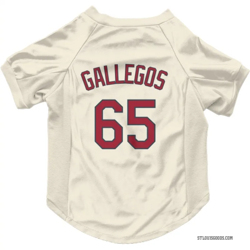 Giovanny Gallegos  Cream St. Louis Cardinals  Cat & Dog Pet Jersey