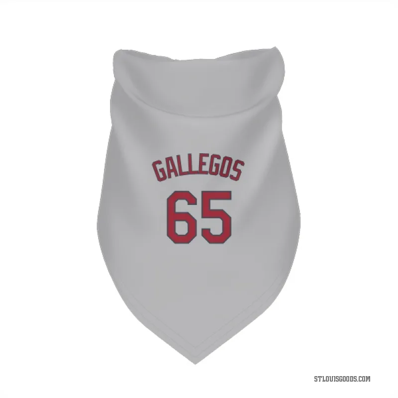 Giovanny Gallegos  Gray St. Louis Cardinals  Cat & Dog Pet Bandana