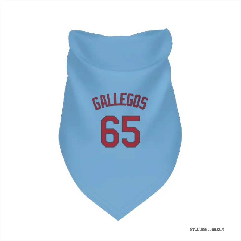 Giovanny Gallegos  Light Blue St. Louis Cardinals  Cat & Dog Pet Bandana