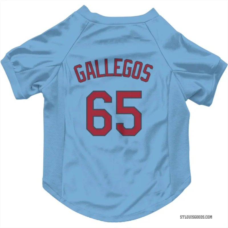 Giovanny Gallegos  Light Blue St. Louis Cardinals  Cat & Dog Pet Jersey