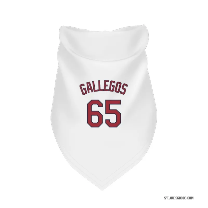 Giovanny Gallegos  White St. Louis Cardinals  Cat & Dog Pet Bandana