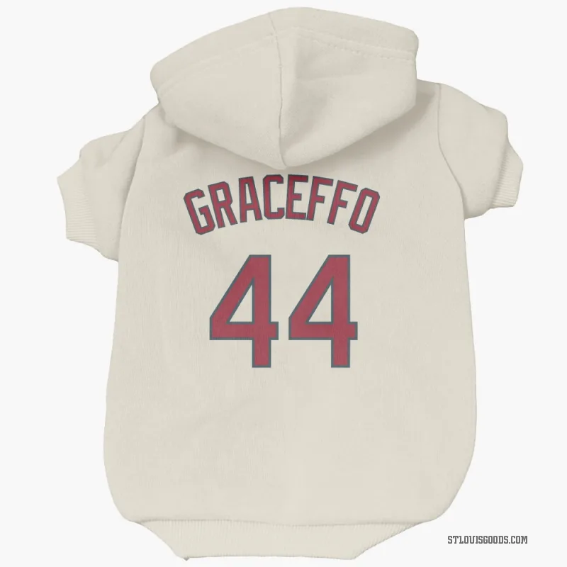 Gordon Graceffo  Cream St. Louis Cardinals  Cat & Dog Pet Hoodie