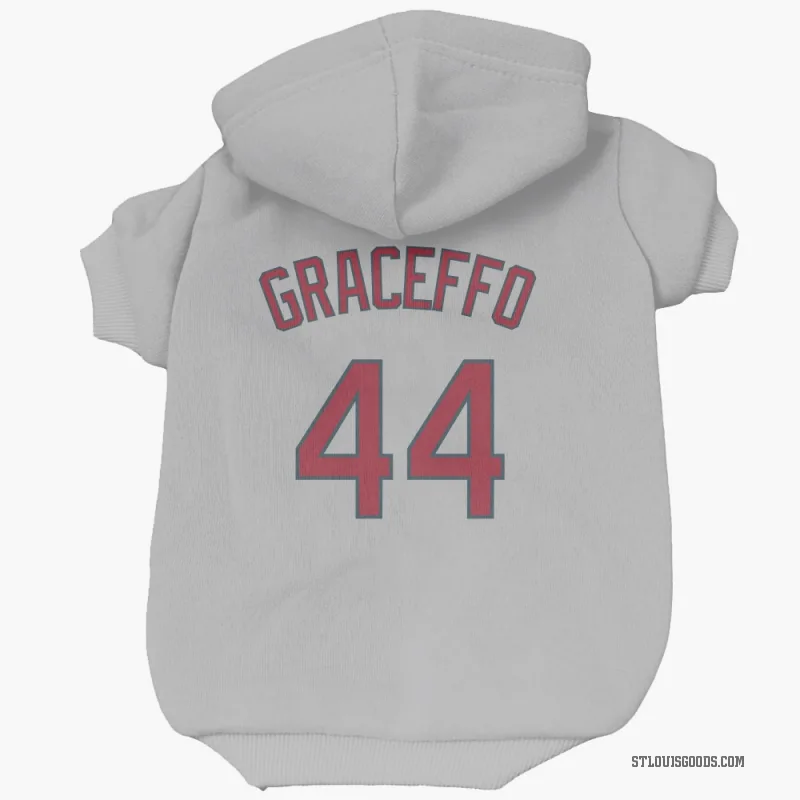 Gordon Graceffo  Gray St. Louis Cardinals  Cat & Dog Pet Hoodie
