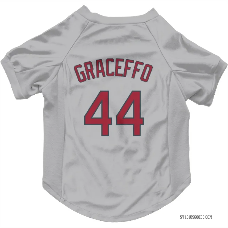 Gordon Graceffo  Gray St. Louis Cardinals  Cat & Dog Pet Jersey