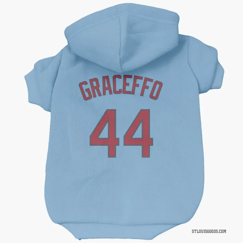 Gordon Graceffo  Light Blue St. Louis Cardinals  Cat & Dog Pet Hoodie