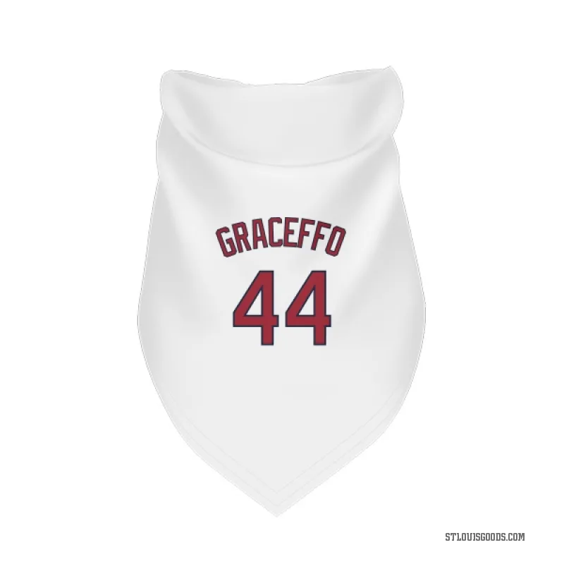 Gordon Graceffo  White St. Louis Cardinals  Cat & Dog Pet Bandana