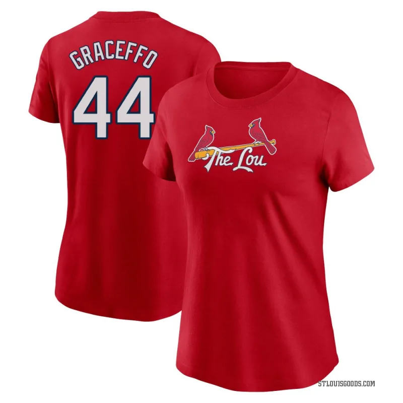 Gordon Graceffo Women's Red St. Louis Cardinals 2024 City Connect Fuse T-Shirt