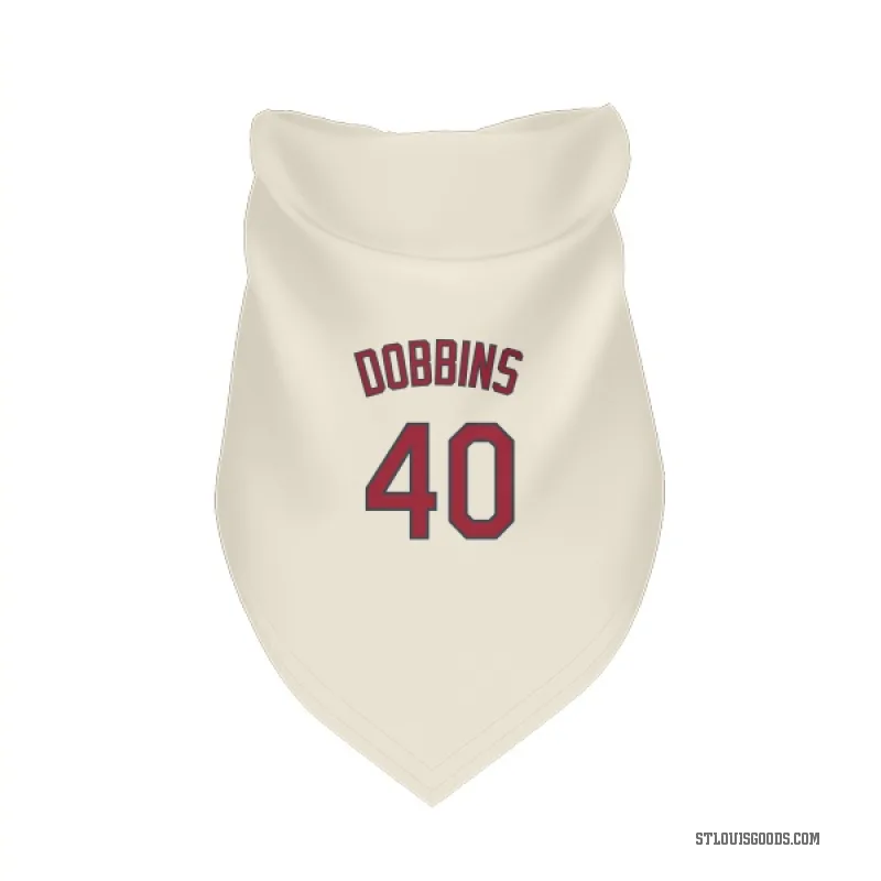 Hunter Dobbins  Cream St. Louis Cardinals  Cat & Dog Pet Bandana