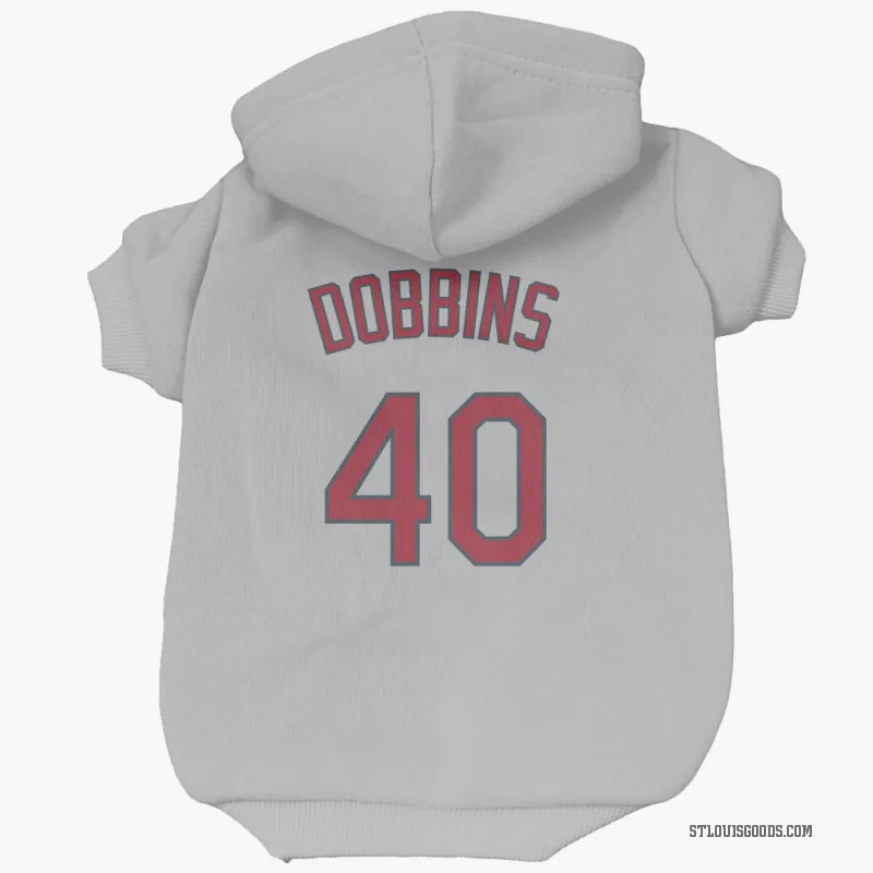 Hunter Dobbins  Gray St. Louis Cardinals  Cat & Dog Pet Hoodie