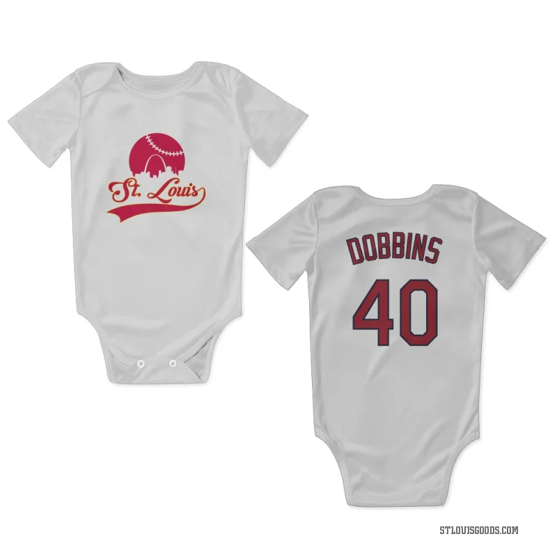 Hunter Dobbins  White St. Louis Cardinals  Newborn & Infant Bodysuit