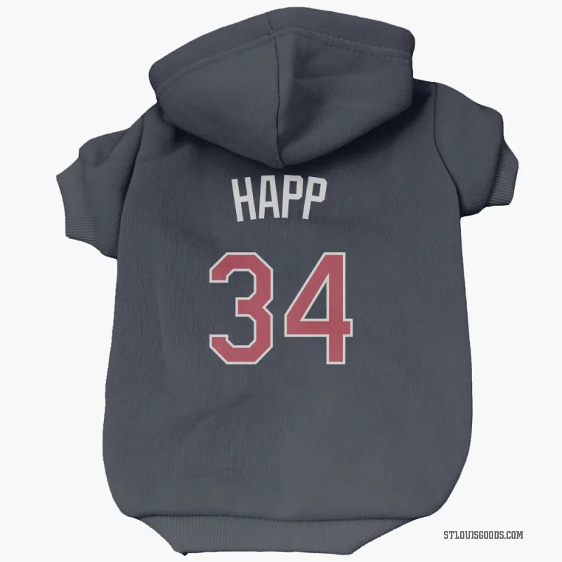 J.A. Happ  Navy St. Louis Cardinals  Cat & Dog Pet Hoodie