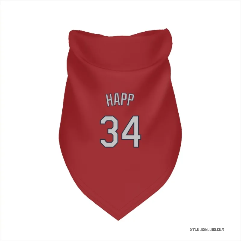 J.A. Happ  Red St. Louis Cardinals  Cat & Dog Pet Bandana