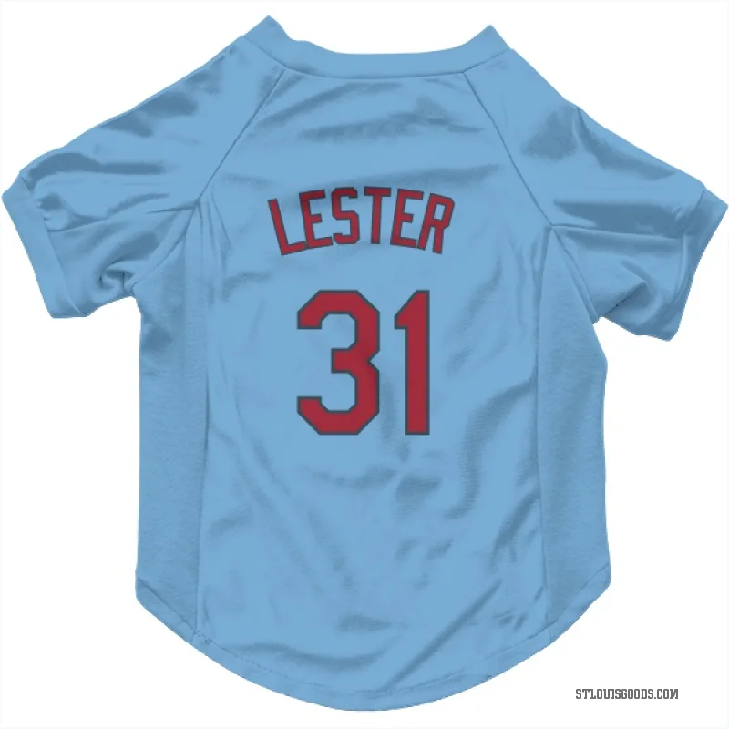 Jon Lester  Light Blue St. Louis Cardinals  Cat & Dog Pet Jersey