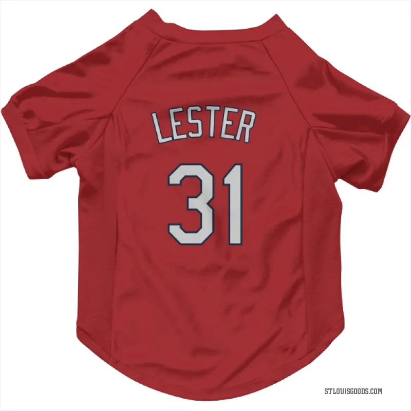 Jon Lester  Red St. Louis Cardinals  Cat & Dog Pet Jersey