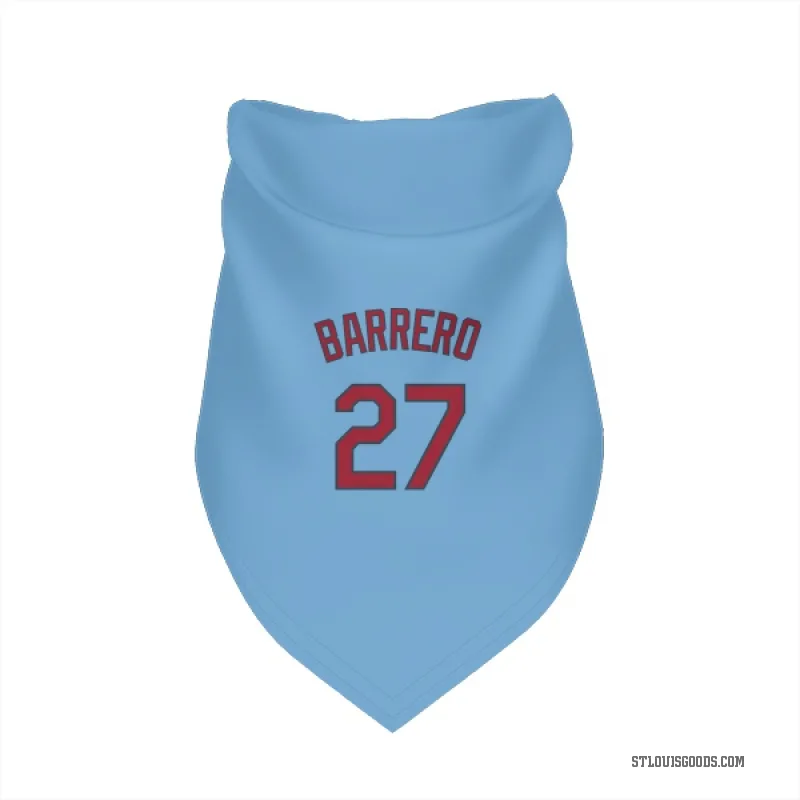 Jose Barrero  Light Blue St. Louis Cardinals  Cat & Dog Pet Bandana