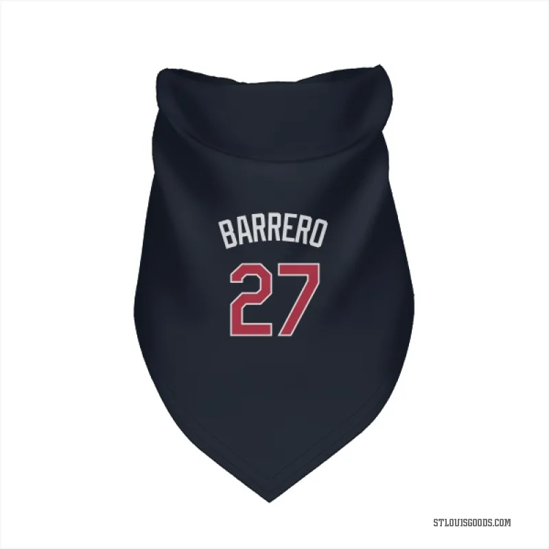 Jose Barrero  Navy St. Louis Cardinals  Cat & Dog Pet Bandana