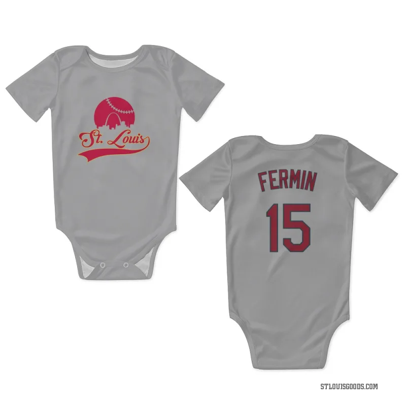 Jose Fermin  Gray St. Louis Cardinals  Newborn & Infant Bodysuit