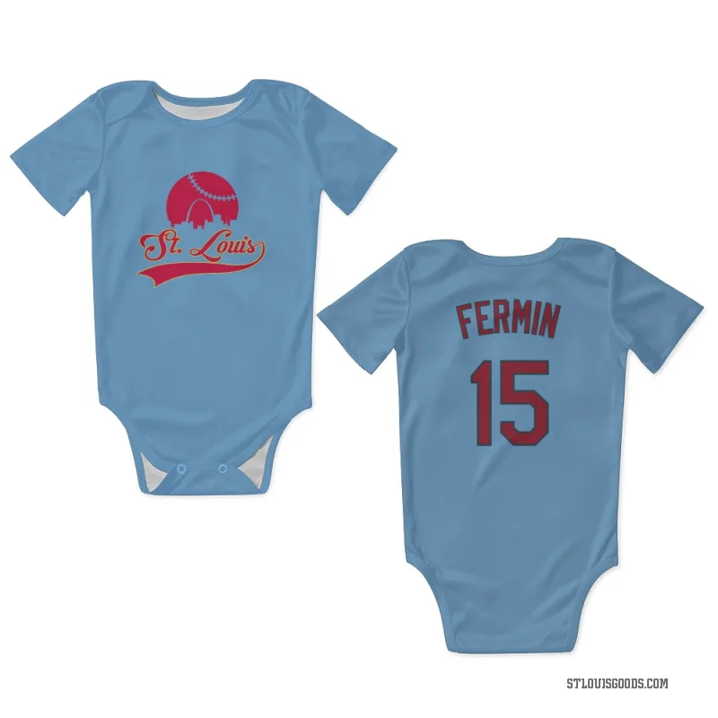Jose Fermin  Light Blue St. Louis Cardinals  Newborn & Infant Bodysuit