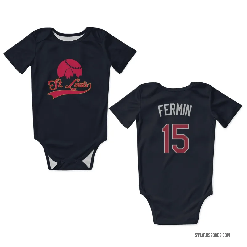 Jose Fermin  Navy St. Louis Cardinals  Newborn & Infant Bodysuit