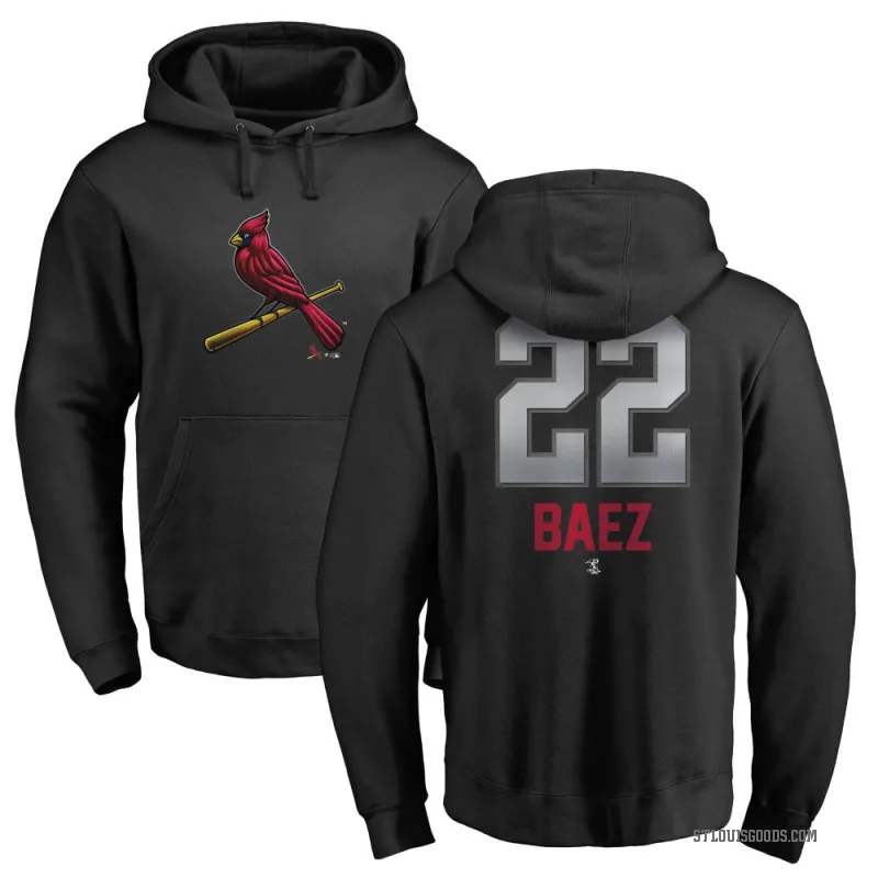 Joshua Baez Youth Black St. Louis Cardinals Branded Midnight Mascot Pullover Hoodie -