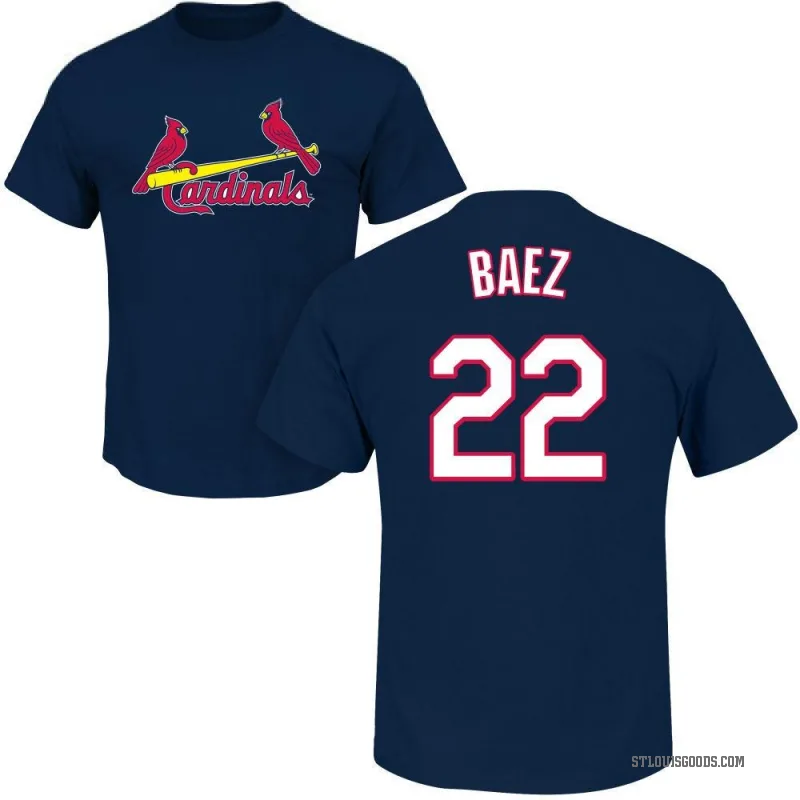 Joshua Baez Youth Navy St. Louis Cardinals Roster T-Shirt -