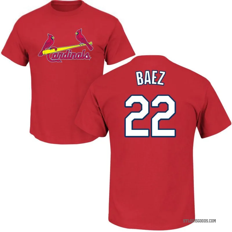 Joshua Baez Youth Red St. Louis Cardinals Roster T-Shirt -